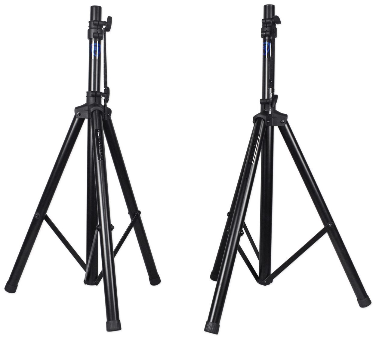 Pair Rockville RVES1 Adjustable Tripod DJ PA Speaker Stands+Carry Bag/Universal