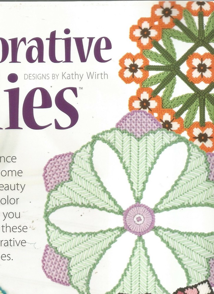 Plastic Canvas Patterns Decorative Doilies 5 Styles Annies Attic E74