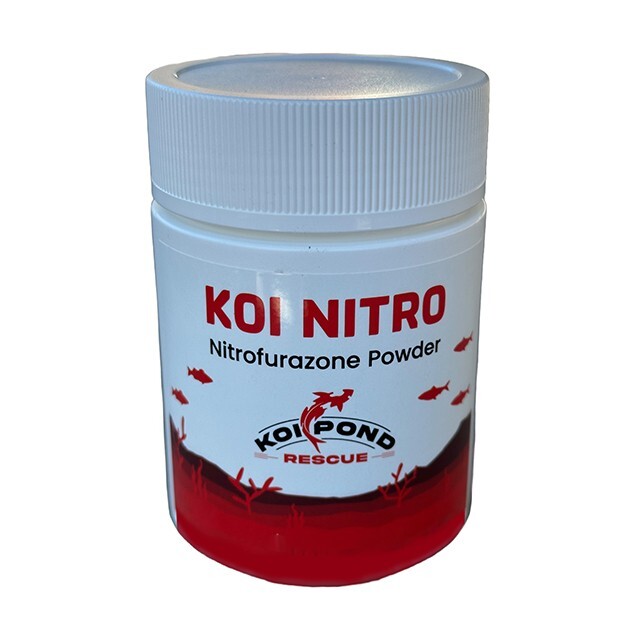 KOI NITRO Nitrofurazone Powder for Fish Ponds - 100 Grams