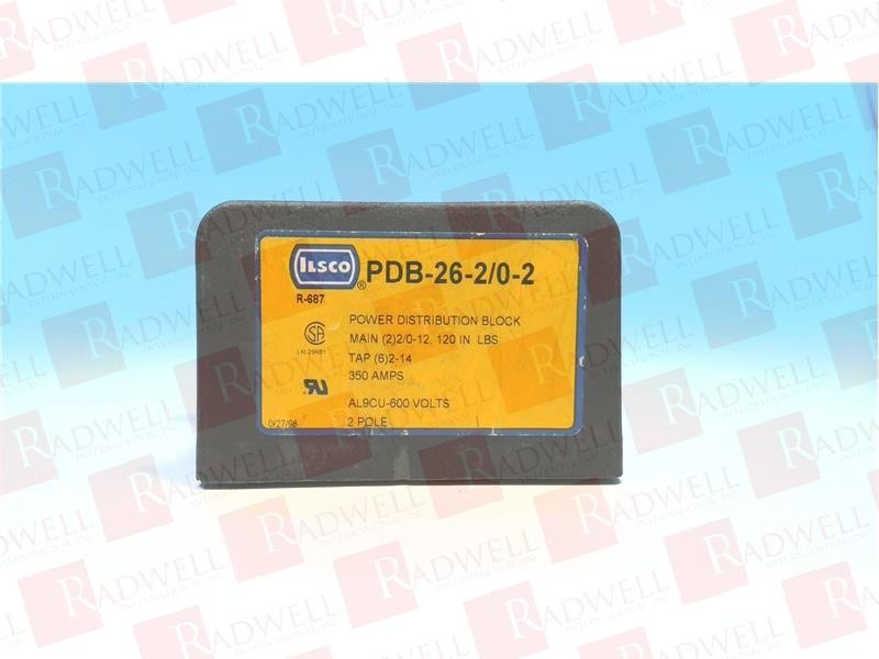 ILSCO PDB-26-2/0-2 / PDB26202 (USED)