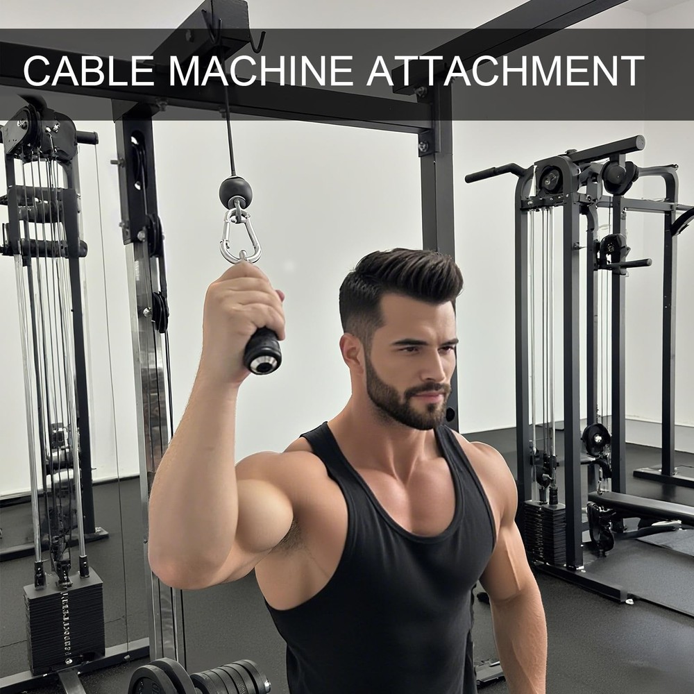 Tricep Rope Attachment for Cable Machines - Upgrade Your Lat Pulldown Workout