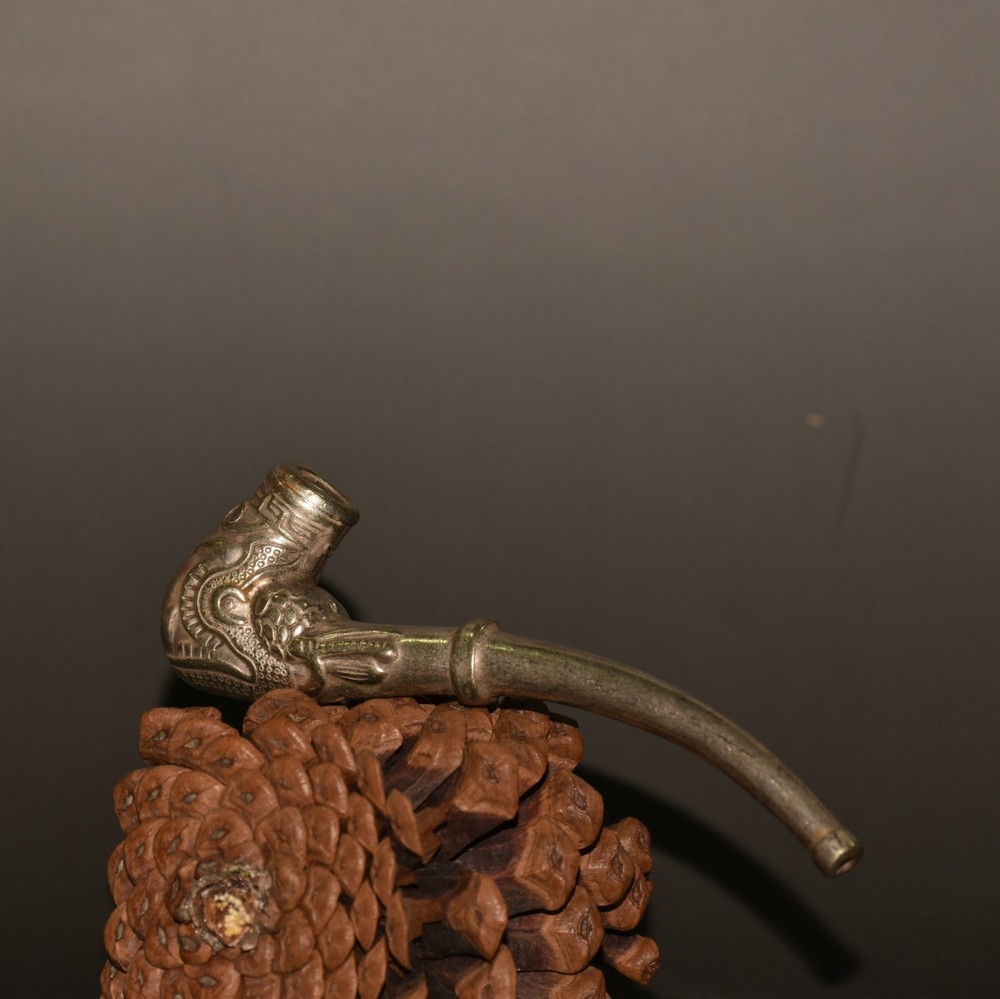 White Copper Faucet Cigarette Bag