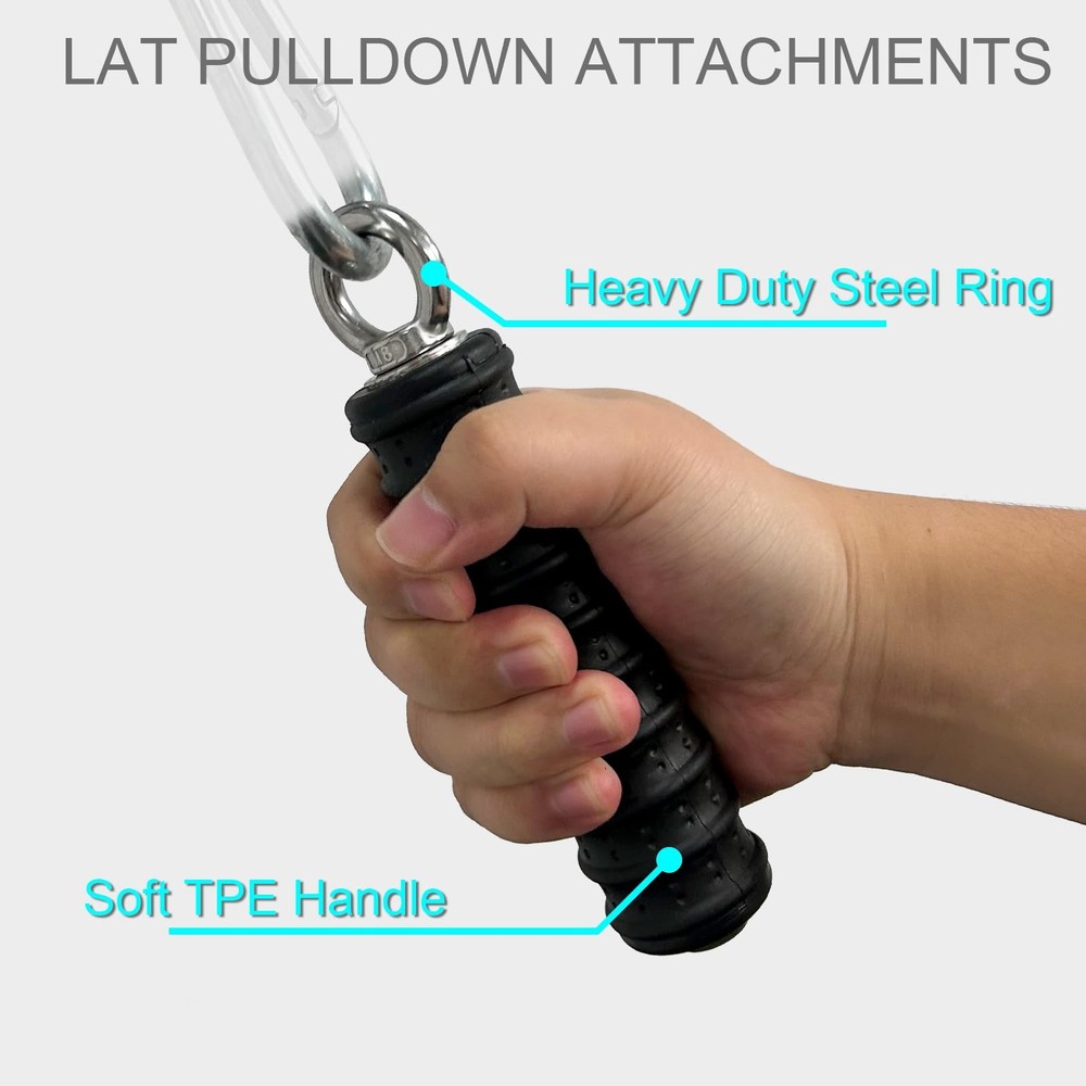 Tricep Rope Attachment for Cable Machines - Upgrade Your Lat Pulldown Workout