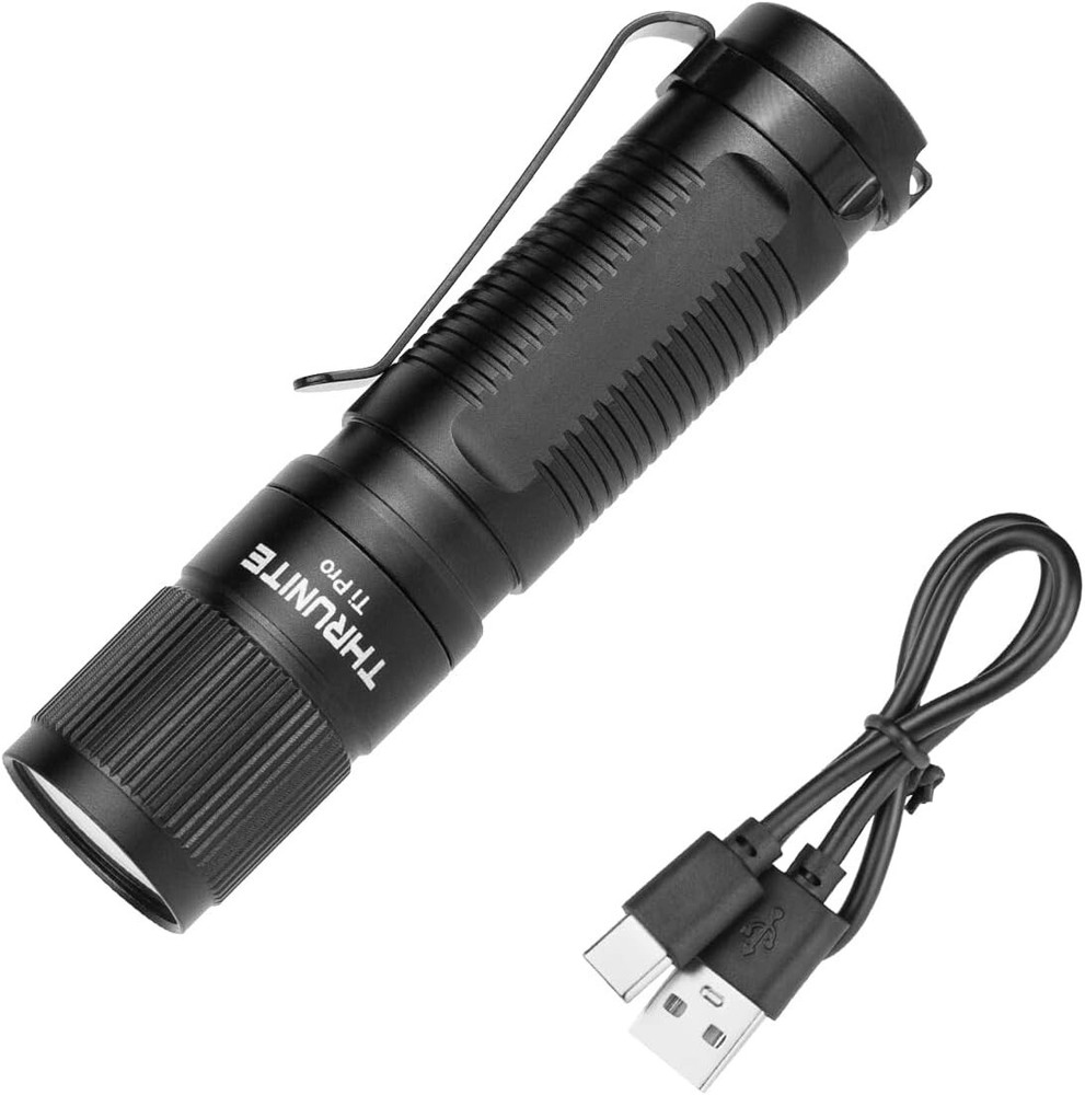 ThruNite Ti Pro Rechargeable Mini Flashlight, CW used