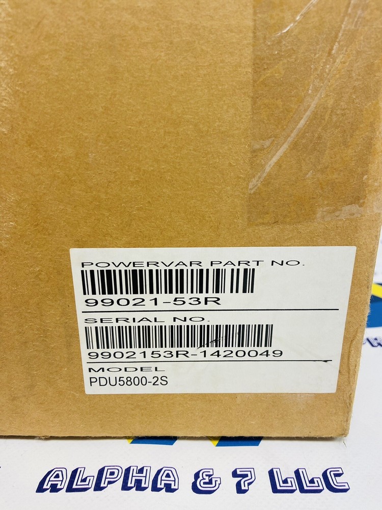 Powervar Power Distribution Unit PDU5800-2S