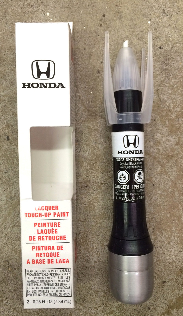 Genuine OEM Honda Touch Up Paint Pen - NH-731P Crystal Black Pearl