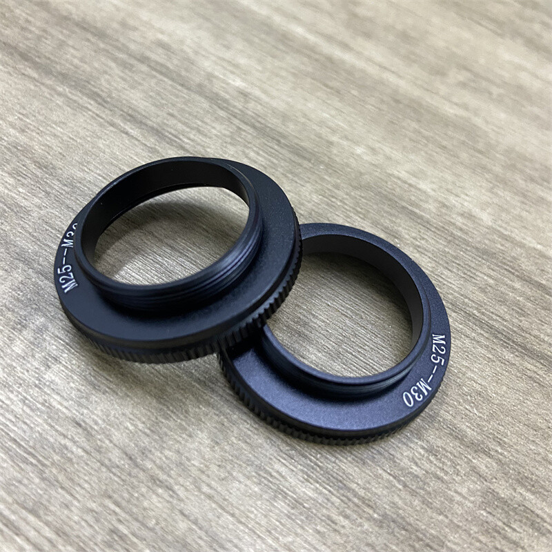 2PC M25 to M30 Microscope Objective Lens Adapter Ring for Nikon Leica Microscope
