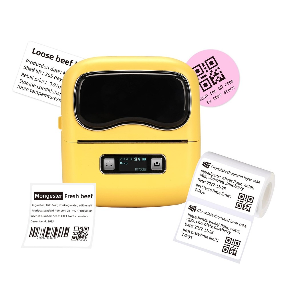 Label makers, 2-3 Inch Thermal Bluetooth Label Printer L9 Barcode Printer Min...