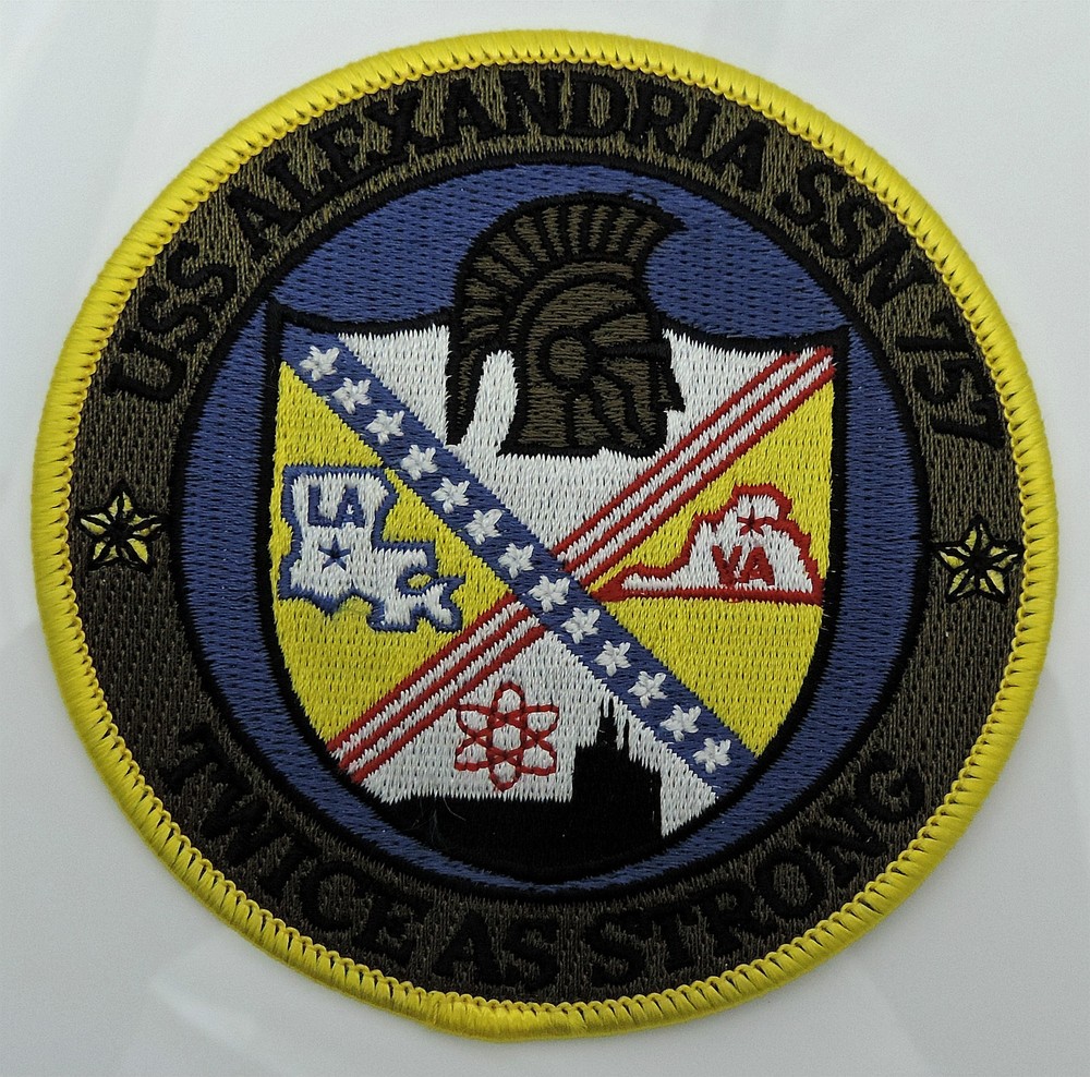 USS Alexandria SSN 757  Submarine Patch