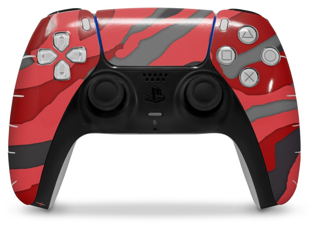 Skin Sony PS5 Controller Camouflage Red