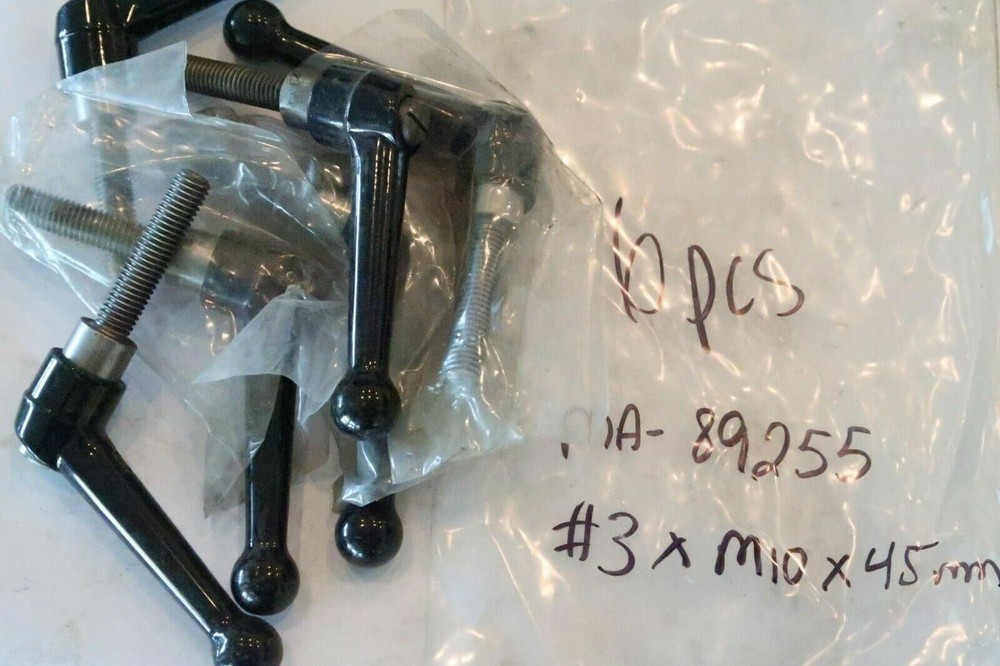 MONROE ENGINEERING MA-89255 #3, M10 Stud 45mm SS Insert Adjustable Handle