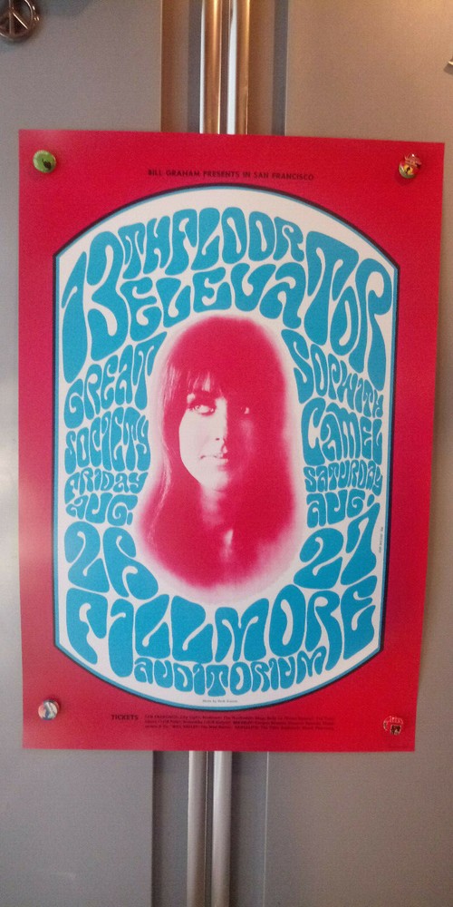 13th FLOOr ELeVatorS BG25-4 BiLL Graham FiLLmore PoSter