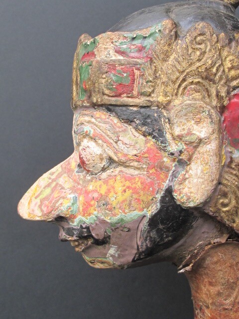 Old Puppet Head, Java Indonesia