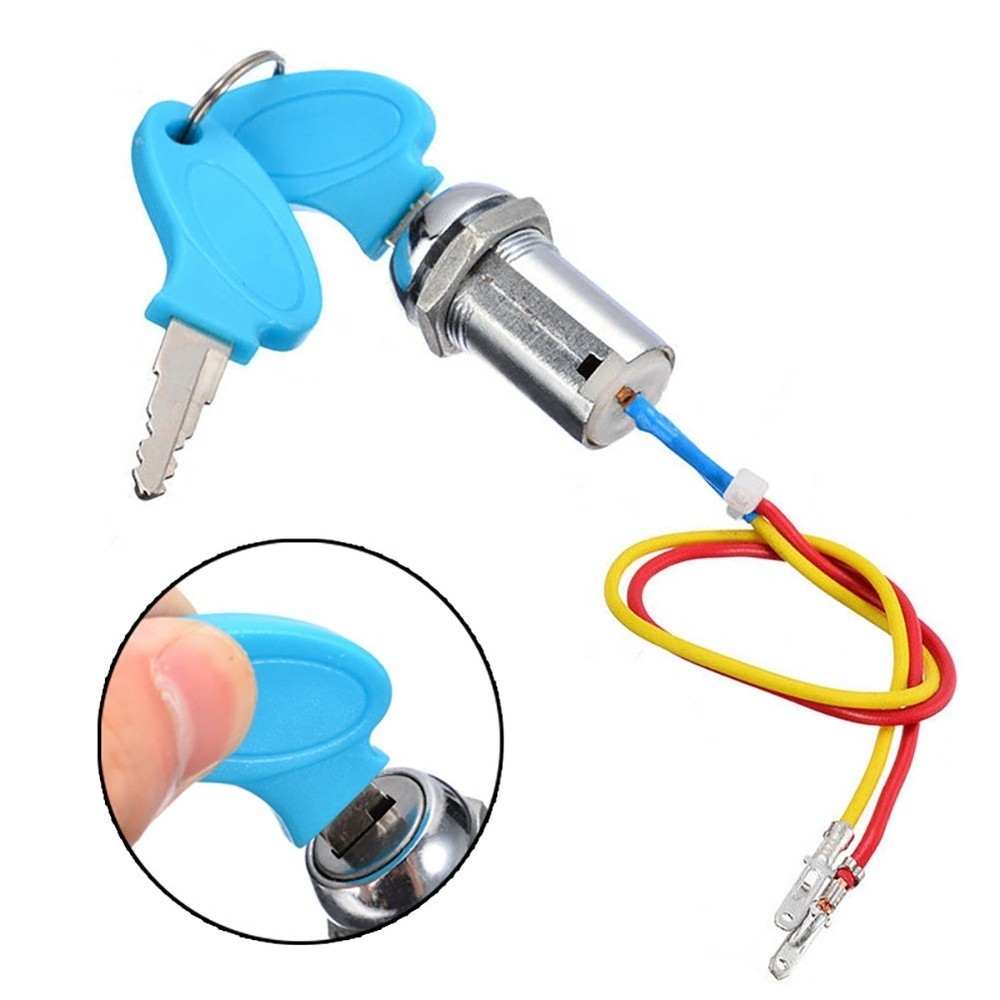 2 Keys Ignition Switch Lock 2 Wire Ignition Switch Key Plastic And Alloy