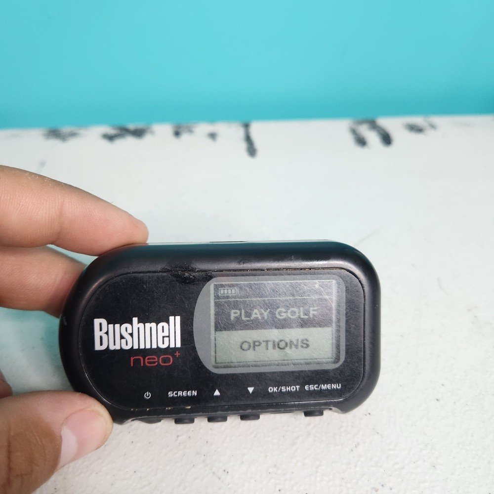 Bushnell NEO + Used Black RangeFinder Model 36 8150 Missing Button W/case