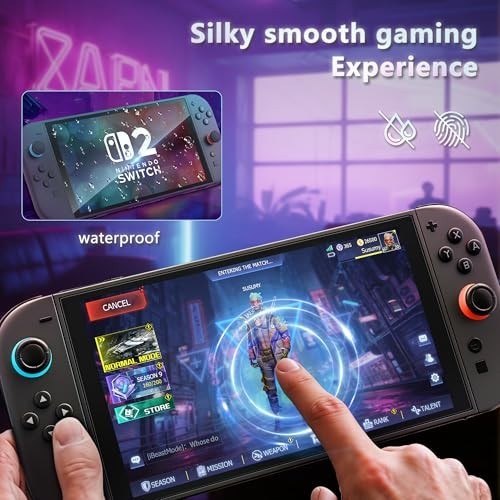 2 Pack Tempered Glass Screen Protector for Nintendo Switch 2 (2025) - Auto Align
