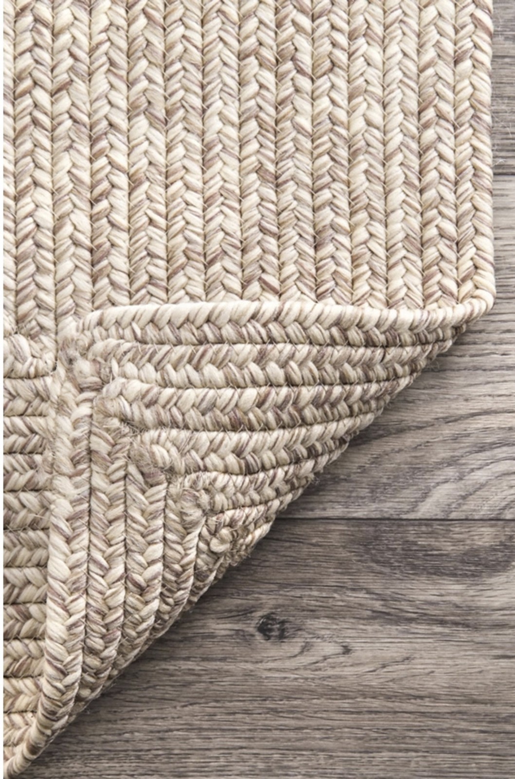 Nuloom Braided Lefebvre 5'x8' Indoor Outdoor Area Rug Tan Waterproof Patio Deck