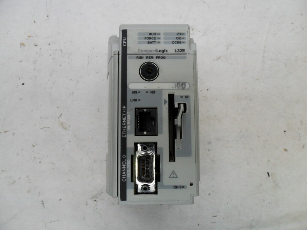 ALLEN BRADLEY 1769-L32E /A COMPACTLOGIX ETHERNET PROCESSOR MODULE 5-24VDC