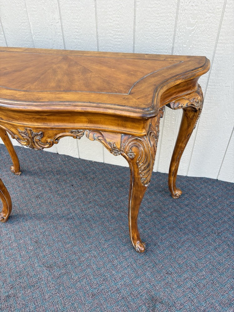 67377 French Country Console Table with Mirror