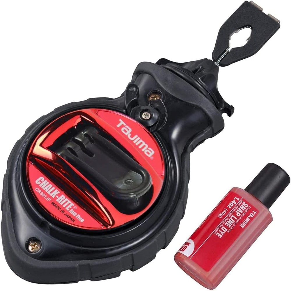 Professional Grade Chalk Line with 1mm Snap Line & Quick Retrieval System