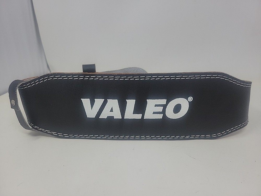 Valeo 4" Leather Weightlifting weight lifting Adjustable Belt Small
