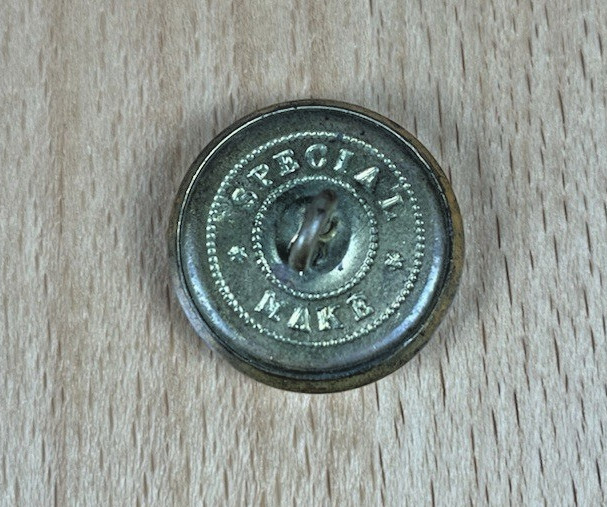 Vintage U.S. Army Military Uniform Brass Great Seal Button "Special Make"