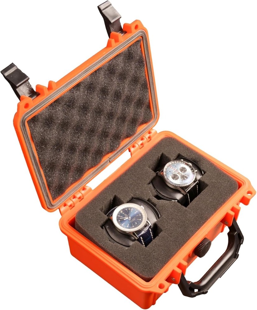 MEIJIA Waterproof Case with Foam Insert - 8.12" Compact Design for Drones