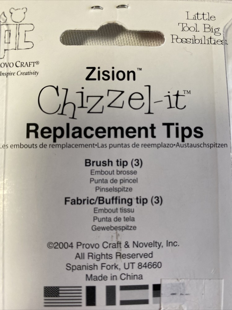 PROVO CRAFT Zision CHIZZEL-IT Replacement Tips Engraving Embossing