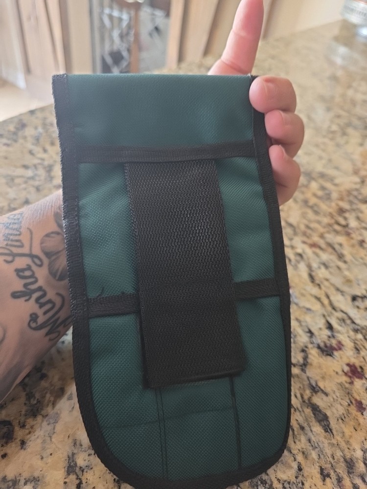Vintage Sheffield Knife Pouch Tool Kit Green Storage
