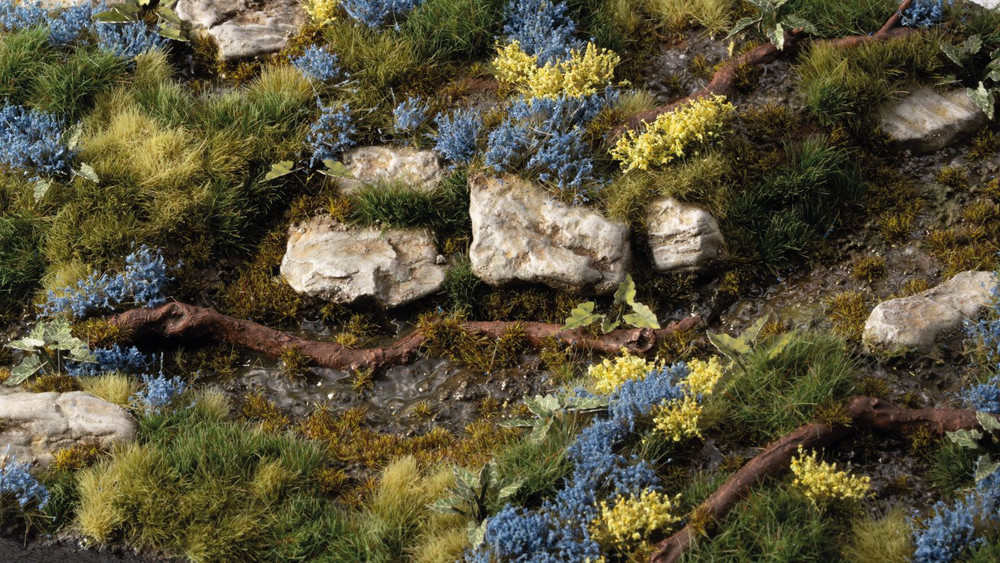 Gamer's Grass: Bluebeard Flowers (6mm)