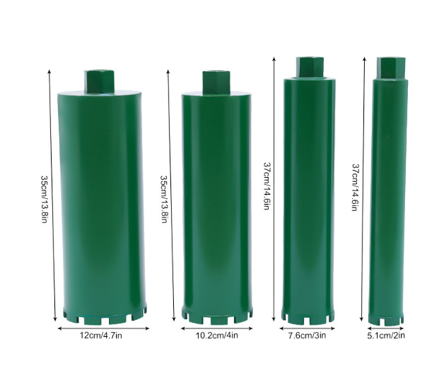 2'' /3'' /4''/ 5'' Set Wet Diamond Core Drill Bit Concrete Brick Drilling Bits
