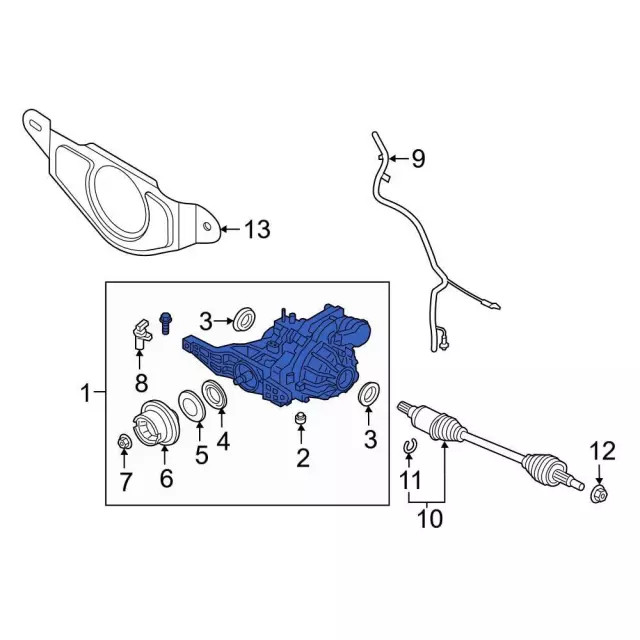 Genuine Ford Differential K2GZ-4000-AW