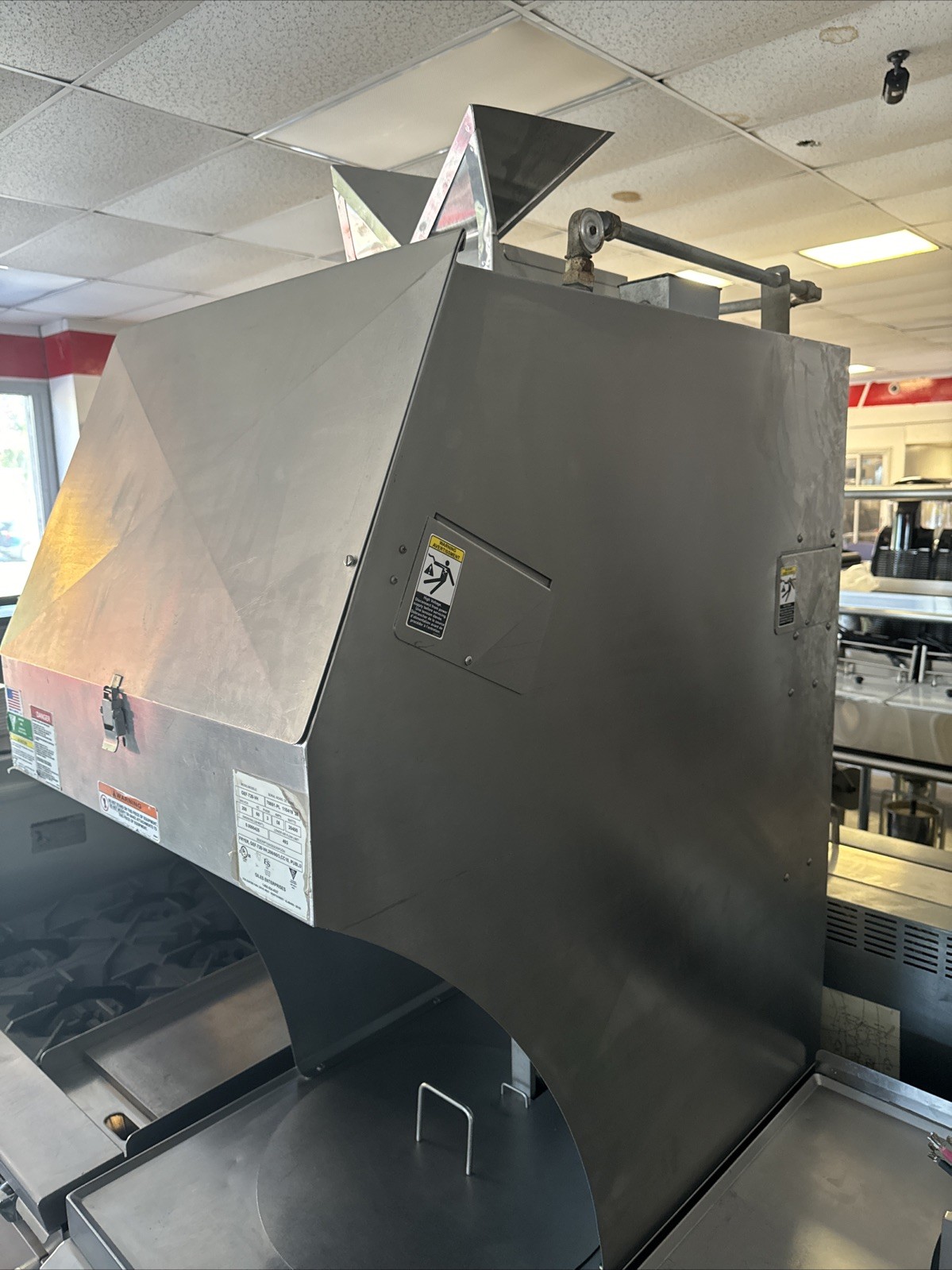 Giles Ventless Hood With Electric Fryer-Model: GEF-720-VH- Has Auto Basket Lift