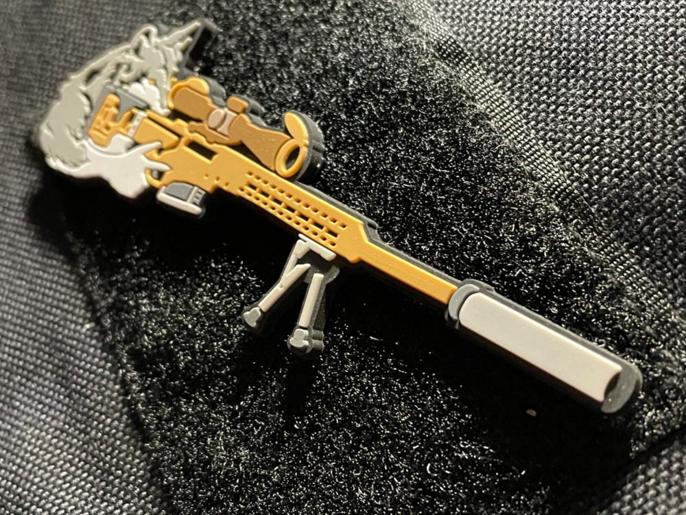 MRADwolf Sniper Wolf PVC Patch by Diamondback Designs