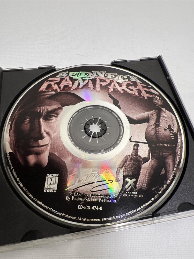 Redneck Rampage PC-CDROM Software Game 1997 Interplay Tested