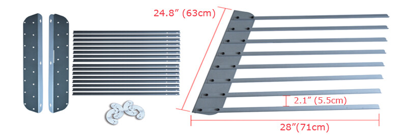 TECHTONGDA 8 Layer Screen Printing Wall Mounted Screen Frame Storage Rack Holder