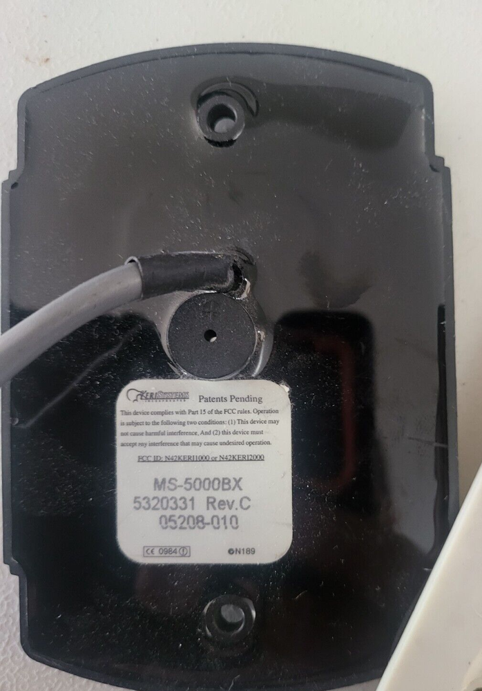 1 Used KERI SYSTEMS MS-5000X Rev.E Proximity Reader, Wall Mounted Access