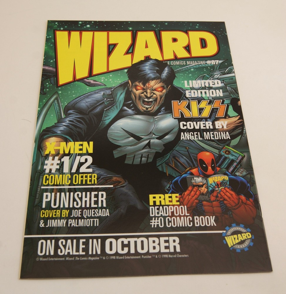 Kiss Comic Book 1998 Marvel Music Insert Special Wizard Edition