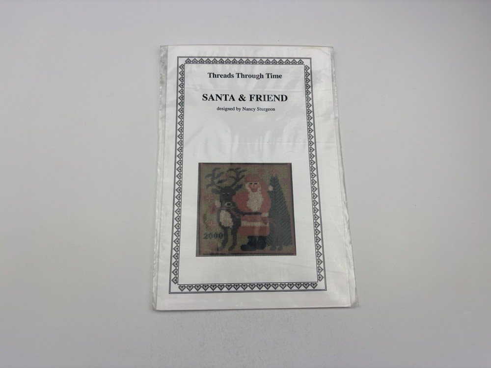 Threads Through Time Santa & Friend Needlepoint Pattern 7R