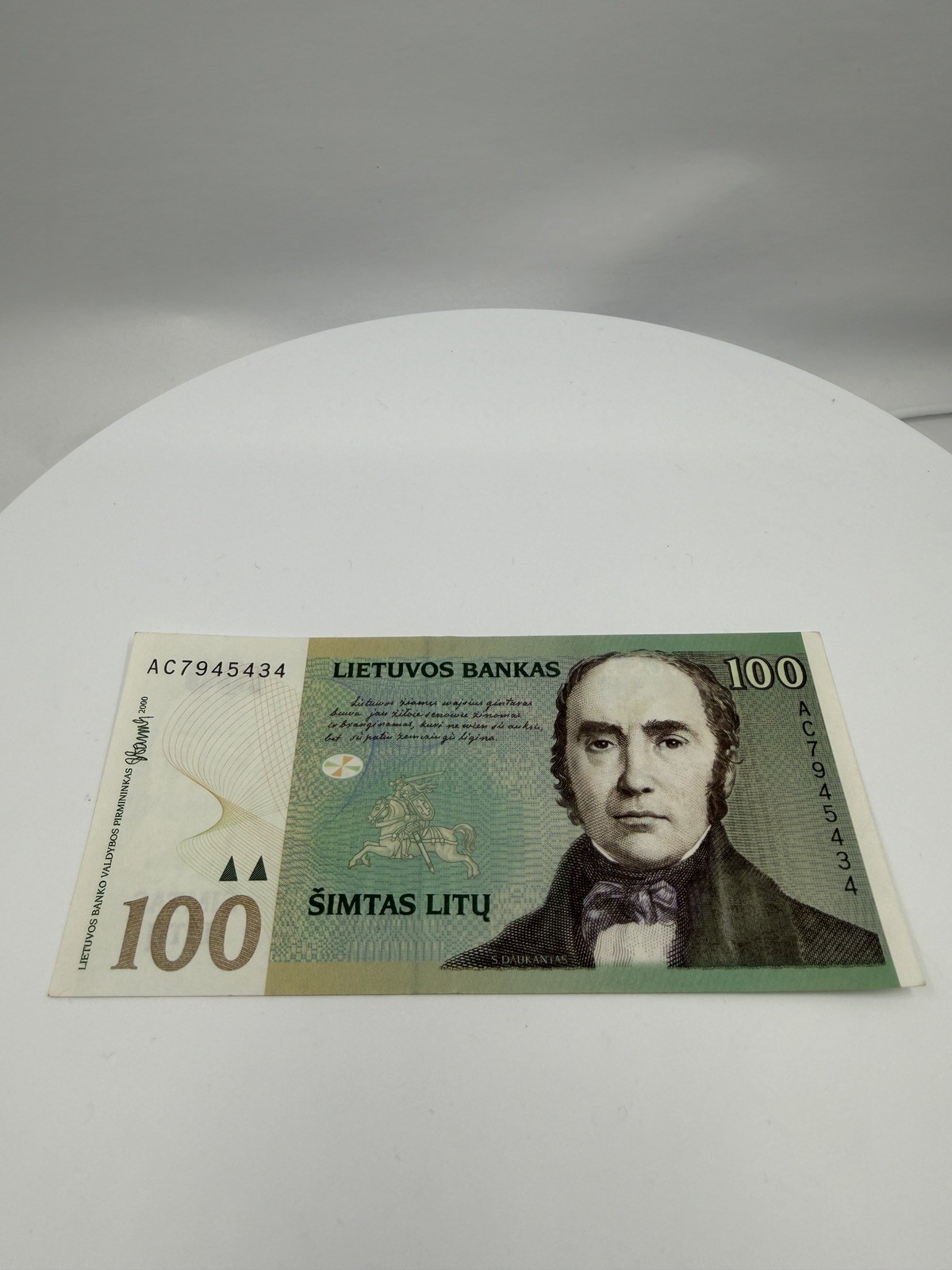 2000 Lithuania 100 Litu p62 XF