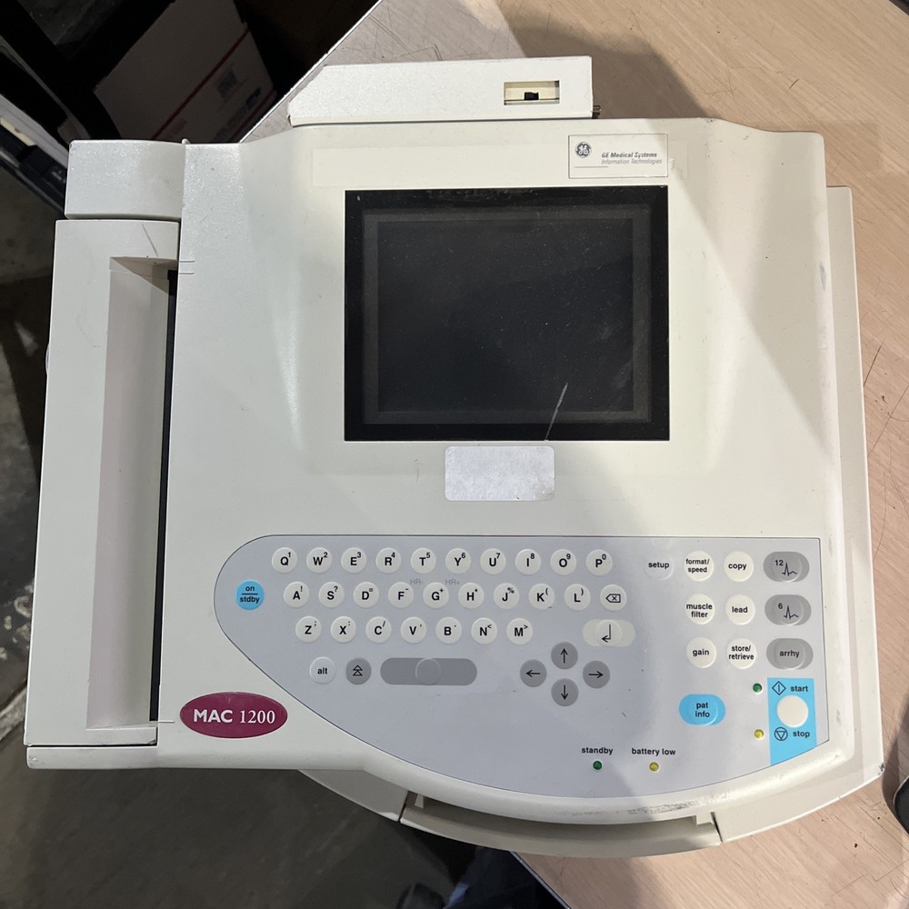 GE MAC1200 PORTABLE ECG UNIT