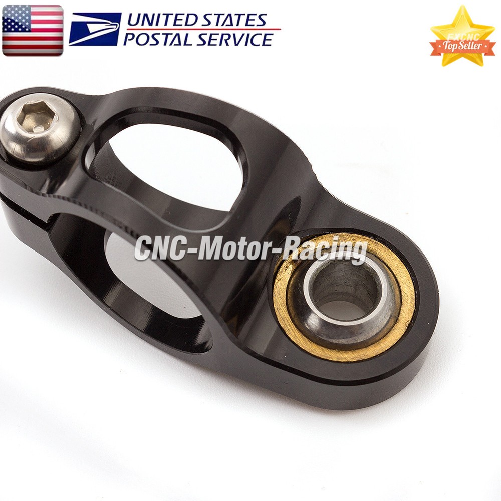 Adjustable CNC Steering Damper Stabilizer Linear Shock Aluminum Motorcycle Red