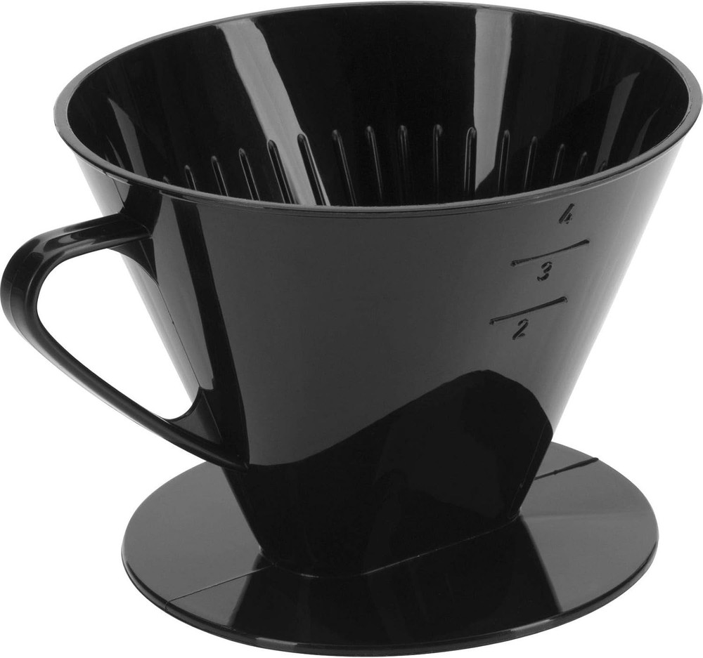 Effortless Manual Brewing with Size 4 Pour Over Dripper - Compact & Lightweight