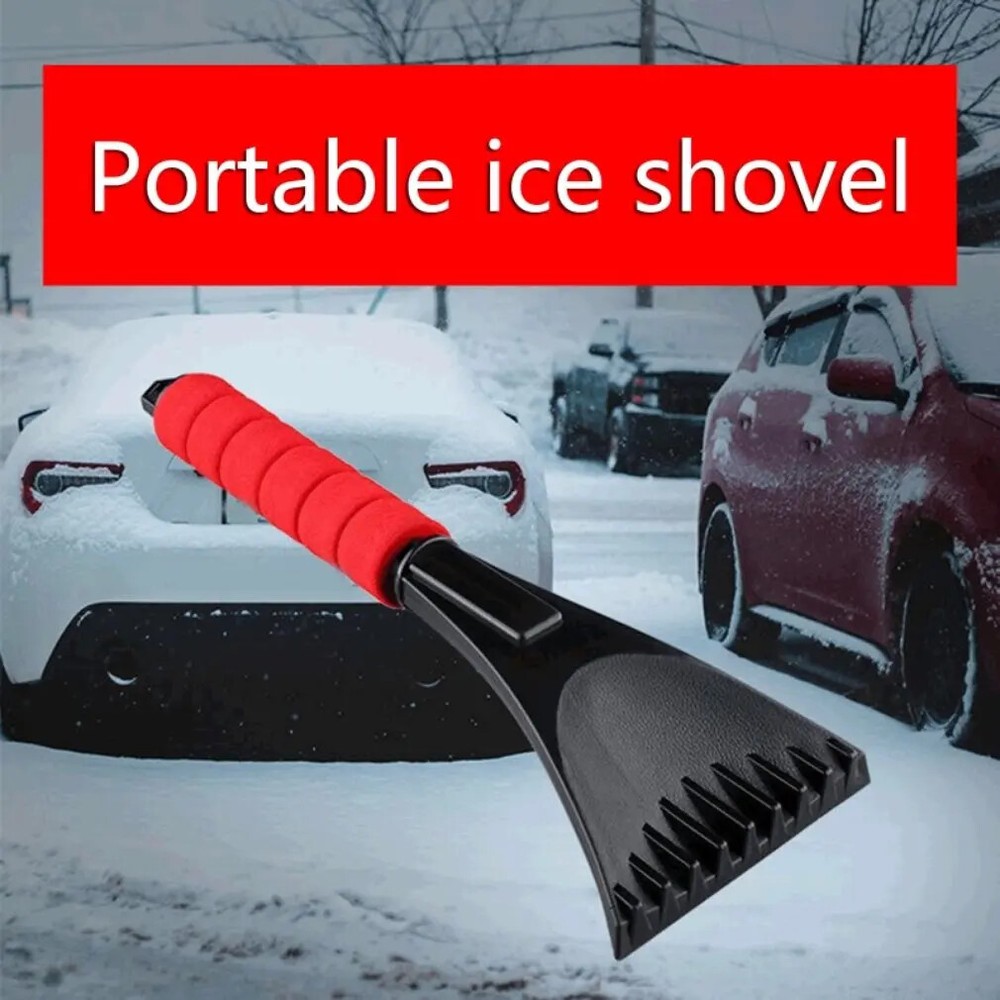 Car Windshield Ice Scraper Quick Cleaning Glass Brush Snow Removal Tool