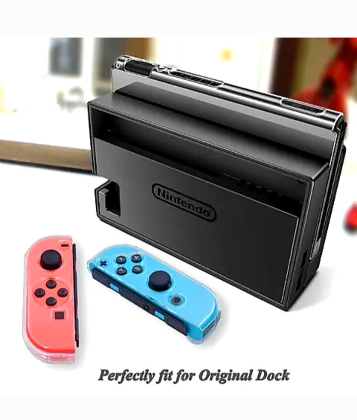 Nintendo switch Console + Joy-Cons Hard PC Crystal Clear Protectors