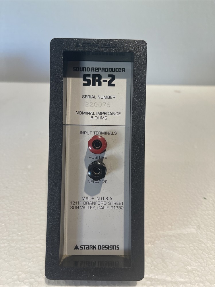 Stark designs SR-2 Input Terminals