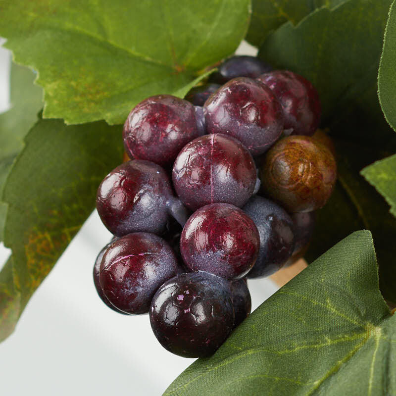 6 Ft Artificial Grape Leaf and Grape Cluster Garland