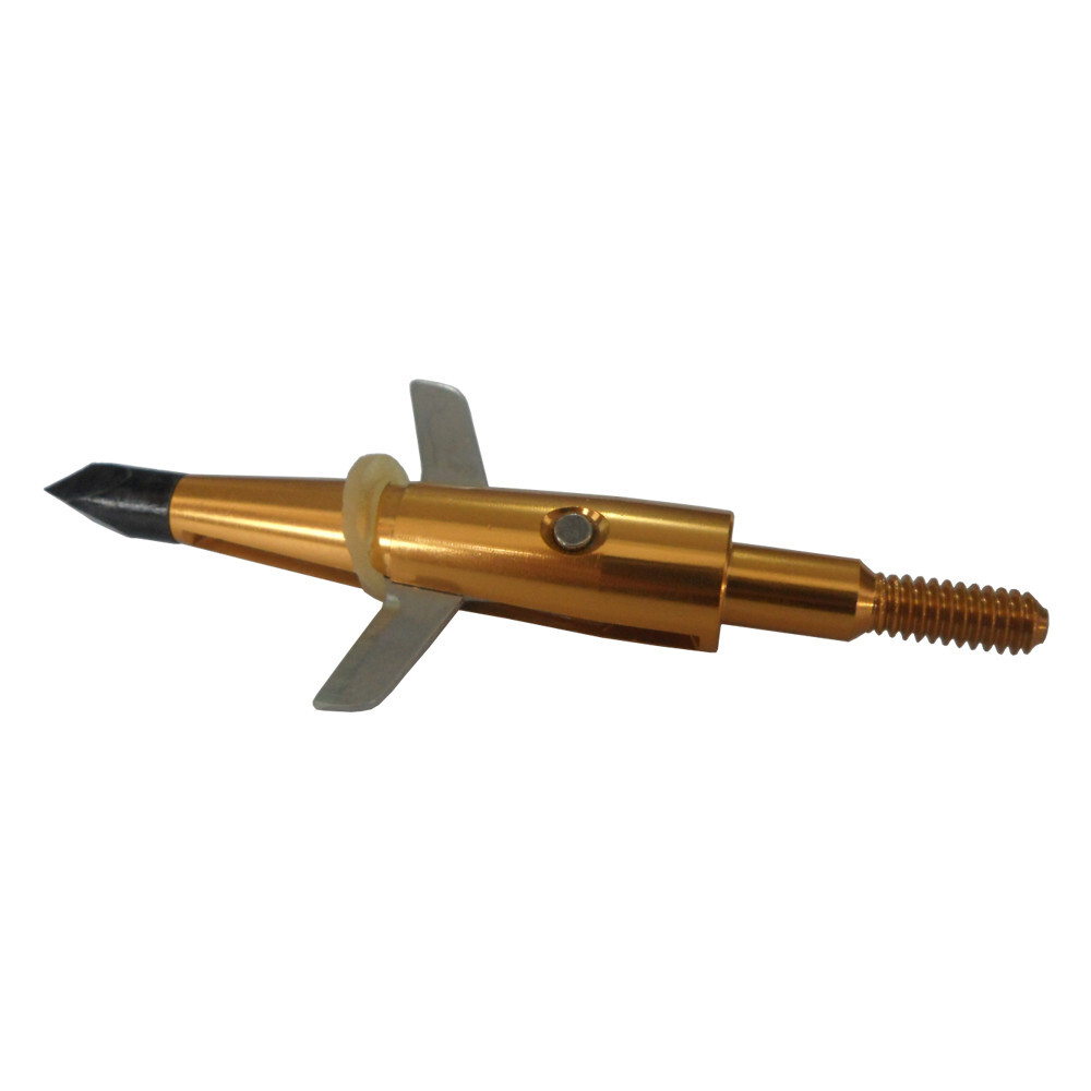 24Pc Gold Hunting Broadheads 100Gr Expandable Sharp Blade Crossbow Tips