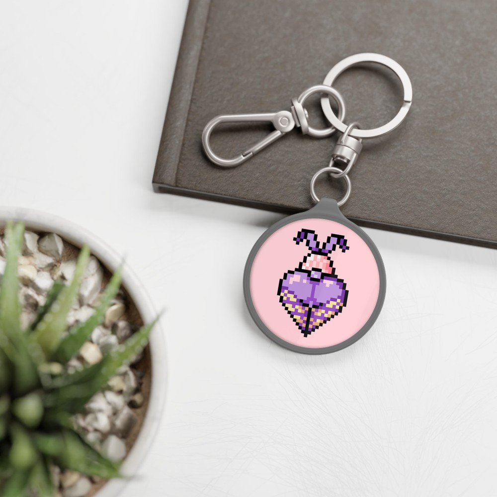 Cosplay bunny butt Pixel Butt Keyring Tag