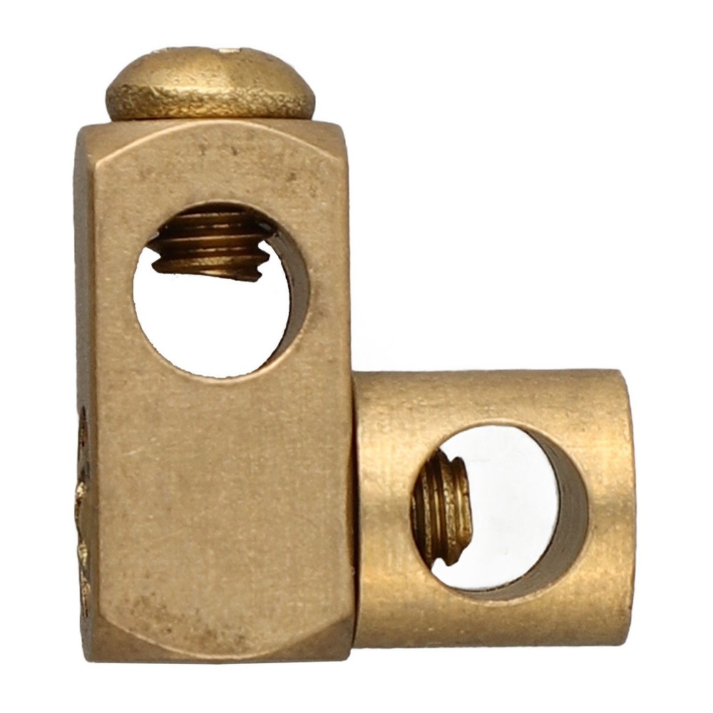 2pcs Double Joint Piece For Eccentric Drain Fitting Adjustable With 5.2mm Hole